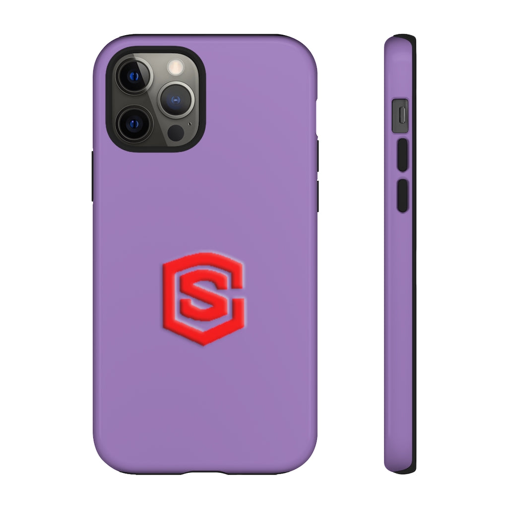 Purple Tough Cases Red Logo