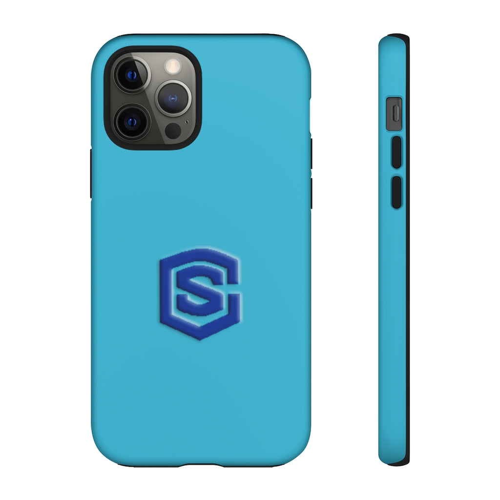Blue Tough Cases Blue Logo