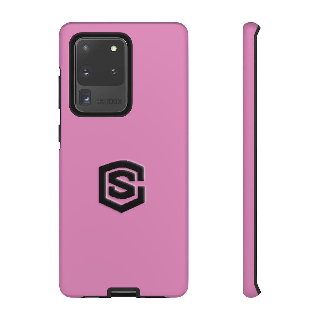 Pink Tough Cases Black Logo