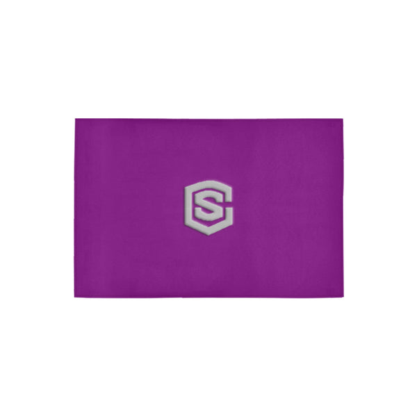 Purple Doormat 24" x 16" (Sponge Material) with Silver Logo Doormat 24" x 16" (Sponge Material)