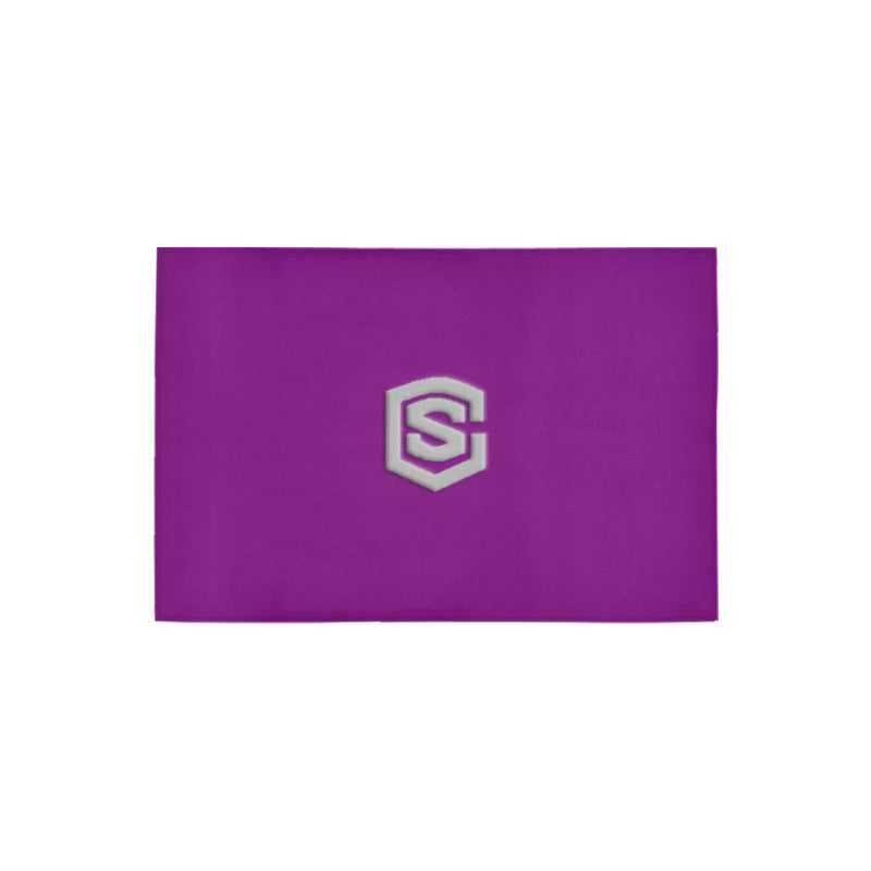 Purple Doormat 24" x 16" (Sponge Material) with Silver Logo Doormat 24" x 16" (Sponge Material)