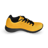 ORANGE  KID SNEAKER WITH YELLOW LOGO Kid's Sneakers (Little Kid / Big Kid) (Model020)