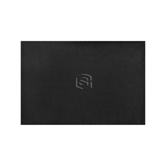 Black Placemats 12" x 18" With Black Logo Placemats 12" x 18" (Set of 2)