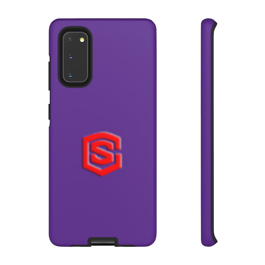 Purple Tough Cases Red Logo