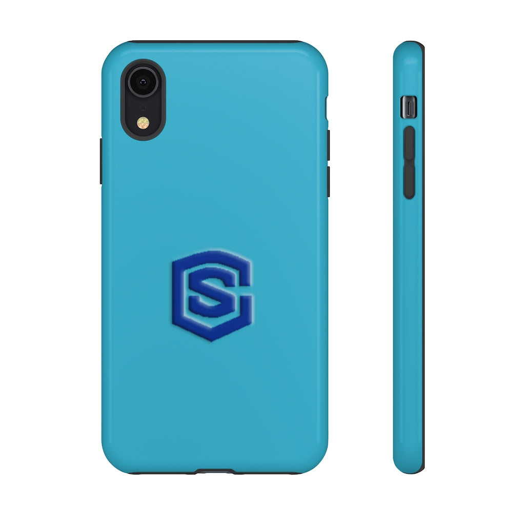 Blue Tough Cases Blue Logo
