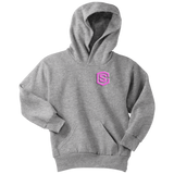 Youth Hoodie WITH PINK LOGO
