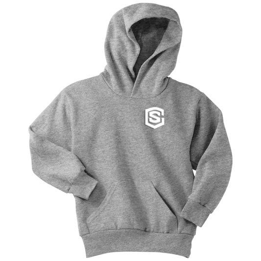 Youth Hoodie WITH WHITE LOGO