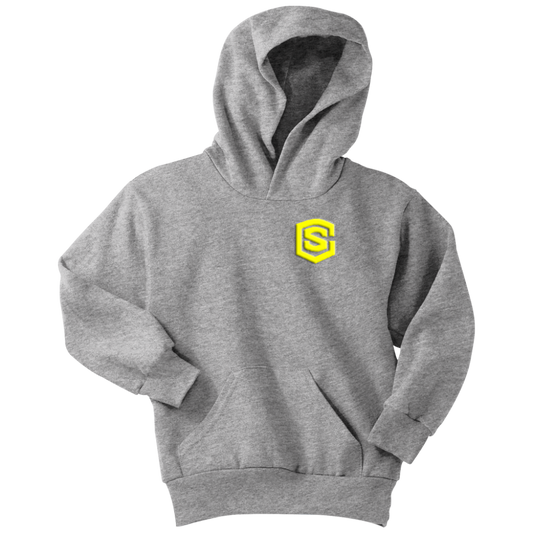 Youth Hoodie WITH YELLOW LOGO