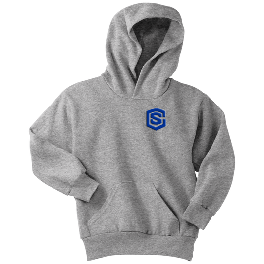 Youth Hoodie WITH BLUE LOGO