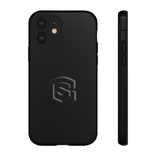Black Tough Cases Black Logo