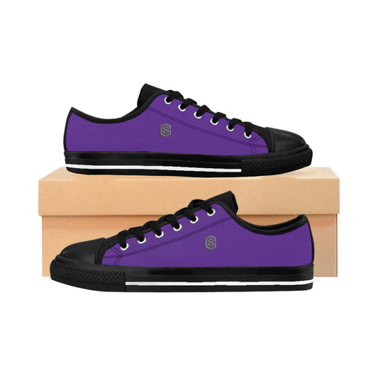 violet Men's Sneakers - gray logo