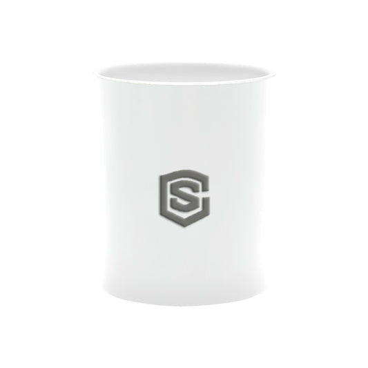 White Custom White Mug (New)(11OZ)(Made In AUS) with Grey Logo Custom White Mug (New)(11OZ)(Made In AUS)