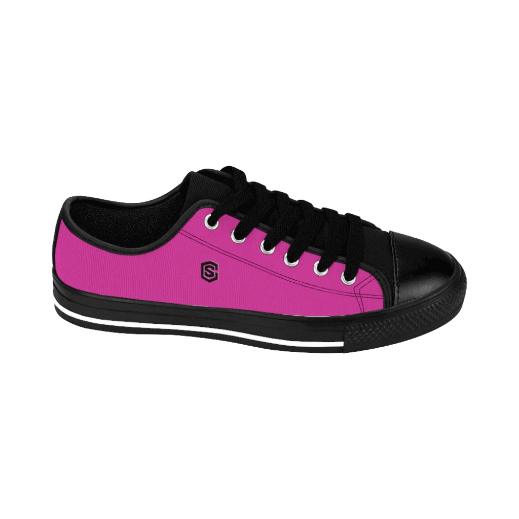 pink Men's Sneakers - black logo