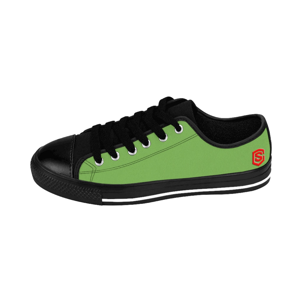 green Women's Sneakers Red logo