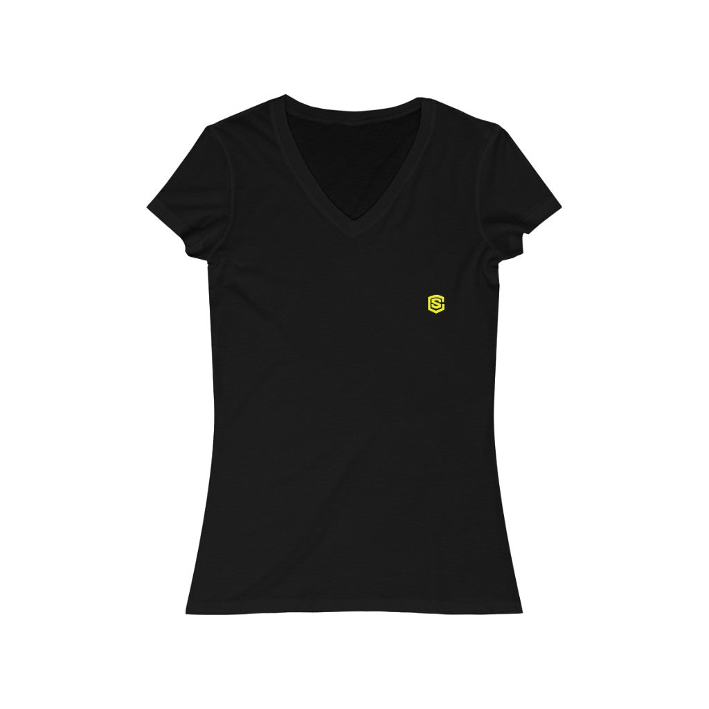 Women's Jersey Short Sleeve V-Neck Tee