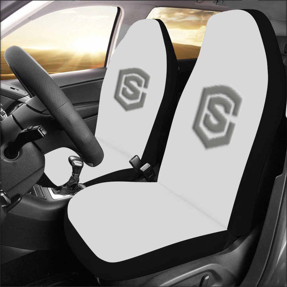 Grey Car Seat Covers Grey Logo Car Seat Covers (Set of 2)