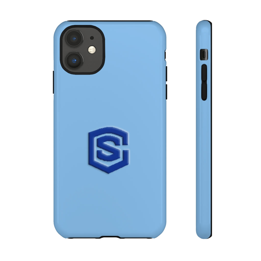 Blue Tough Cases Blue Logo