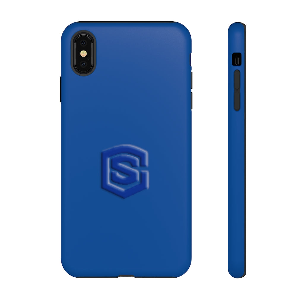 Blue Tough Cases Blue Logo
