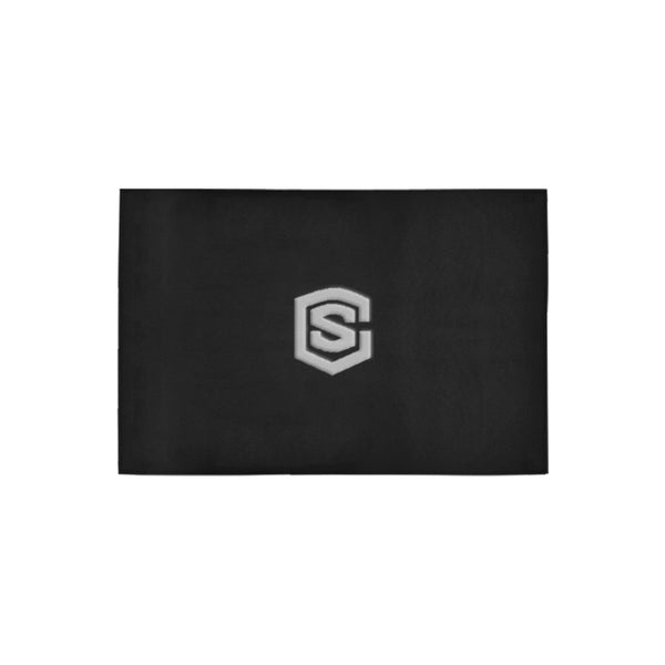 Black Doormat 24" x 16" (Sponge Material) with Silver Logo Doormat 24" x 16" (Sponge Material)