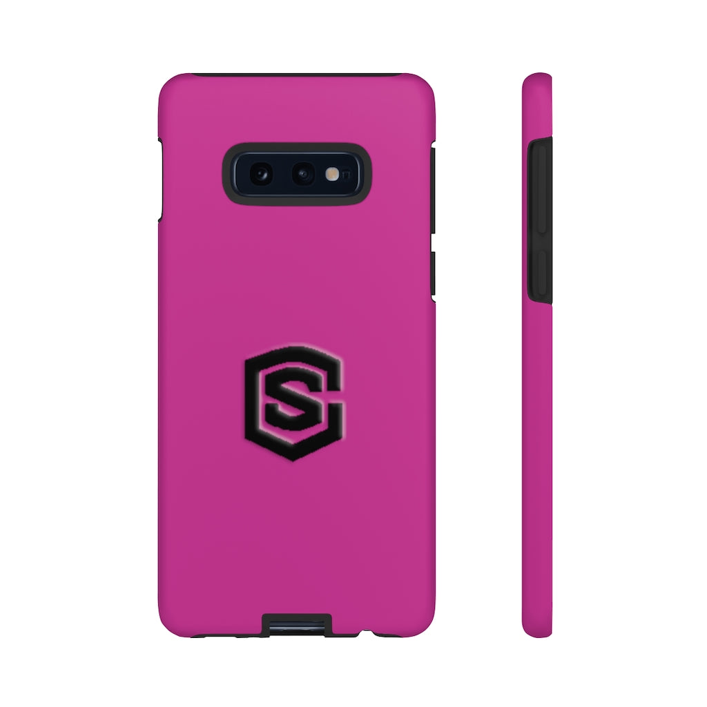 Purple Tough Cases Black Logo