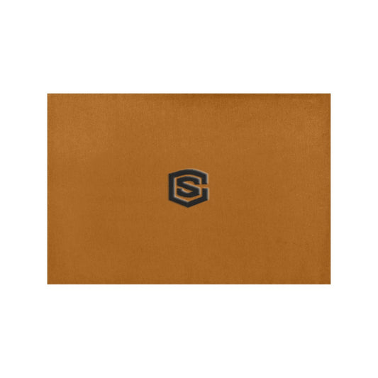 Brown Placemats 12" x 18" With Black Logo Placemats 12" x 18" (Set of 2)