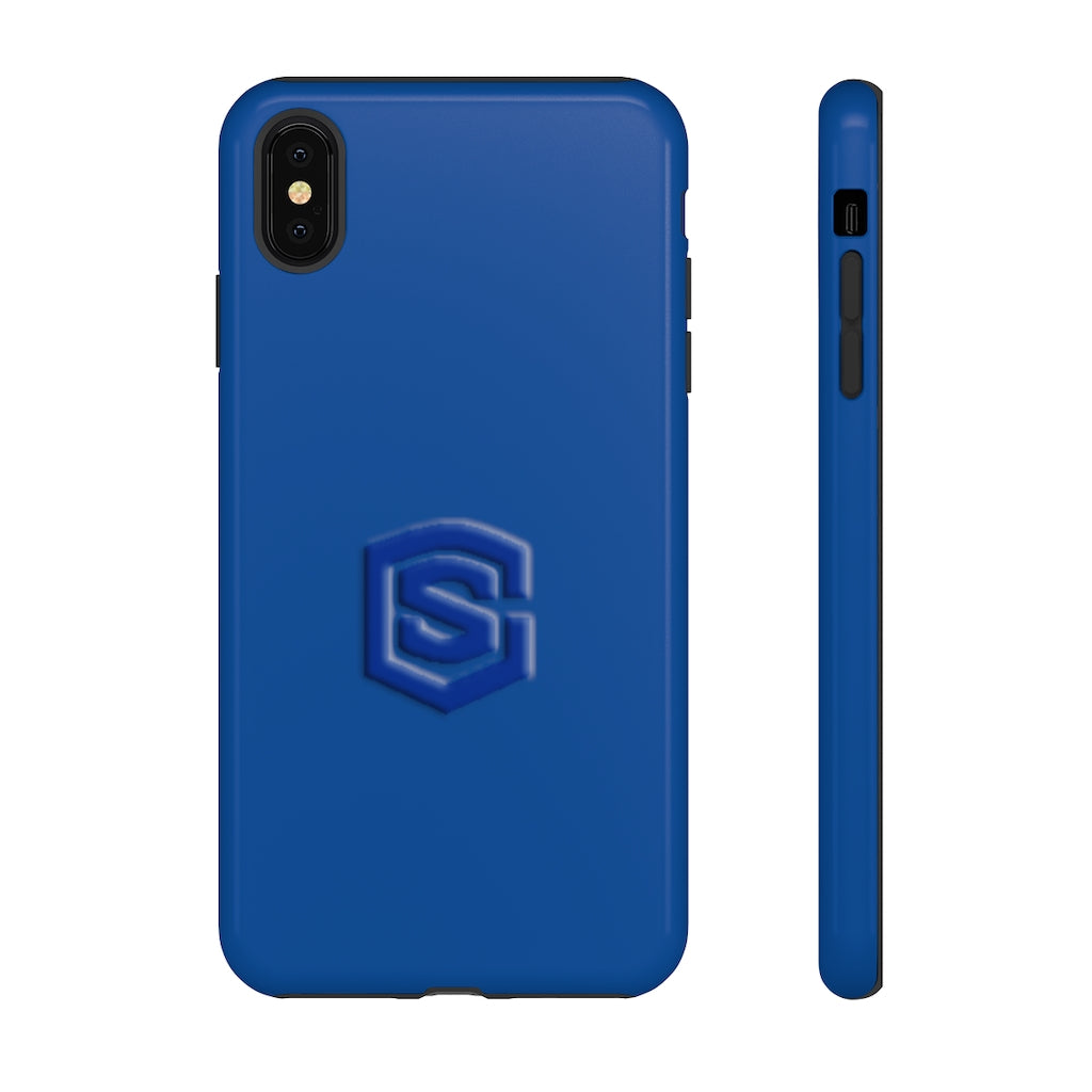 Blue Tough Cases Blue Logo