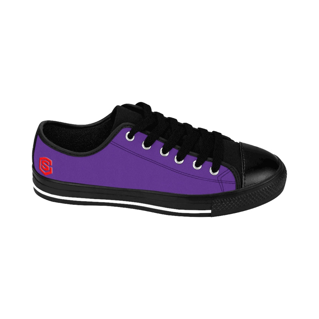 purple Women's Sneakers Red logo