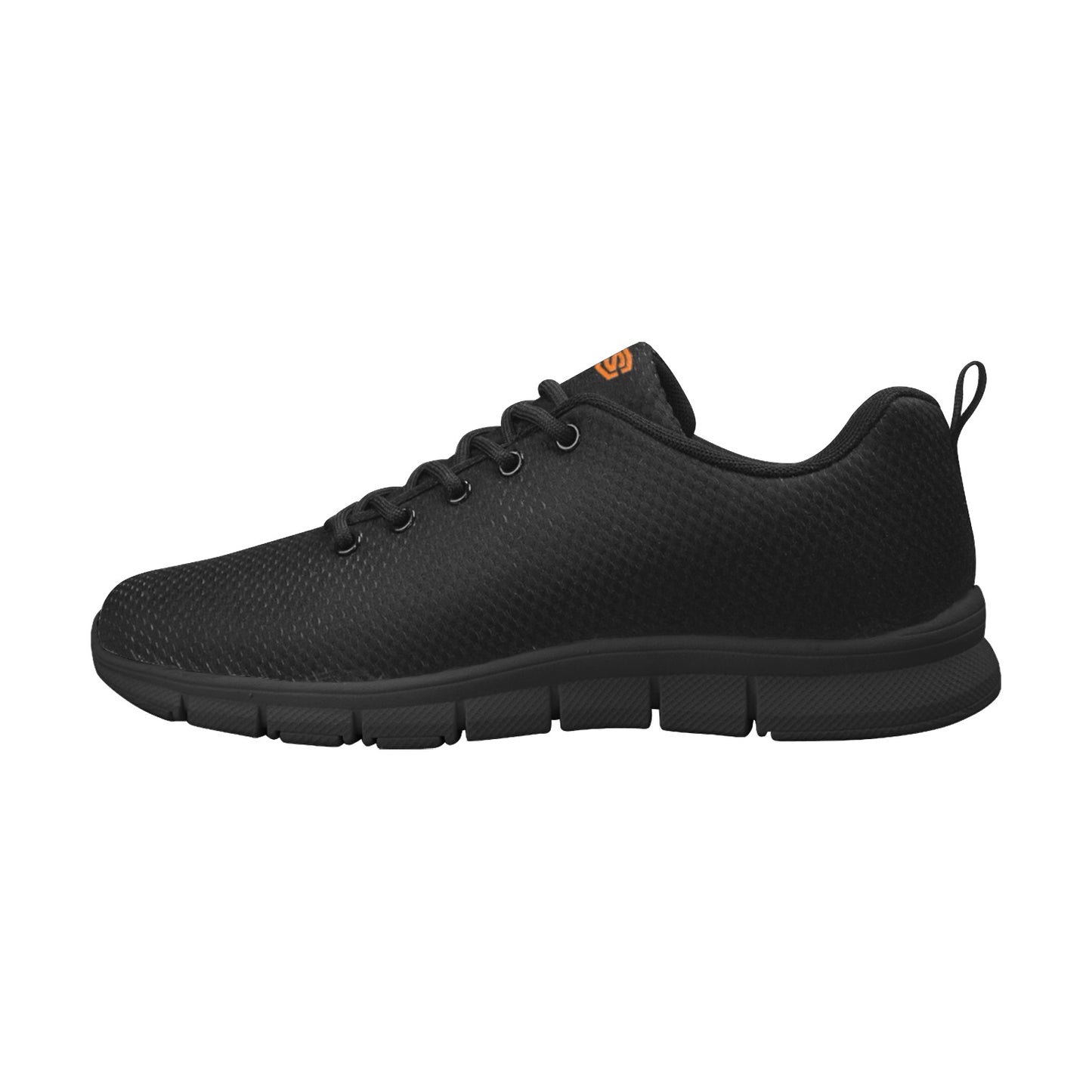orange logo Men's Breathable Running Shoes (Model 055)