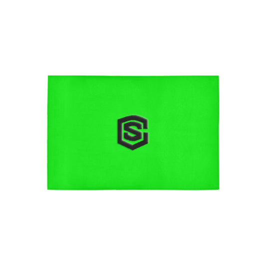 Green Doormat 24" x 16" (Sponge Material) with Black Logo Doormat 24" x 16" (Sponge Material)