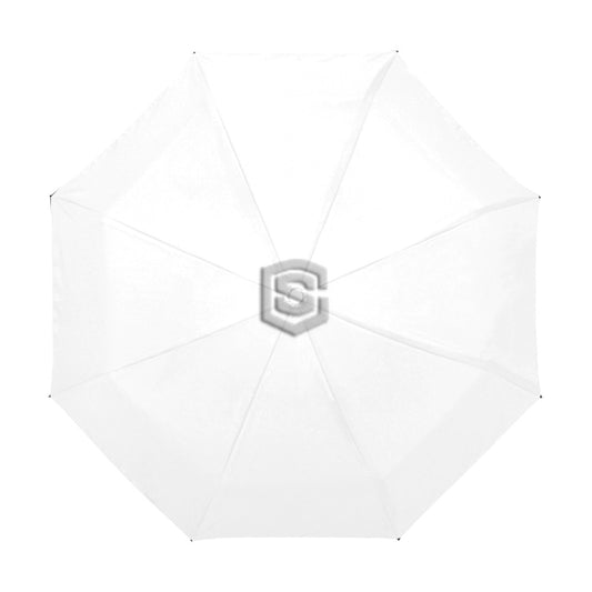 Black Anti-UV Automatic Umbrella With White Logo Anti-UV Automatic Umbrella(Outside Printing)(Model U09)