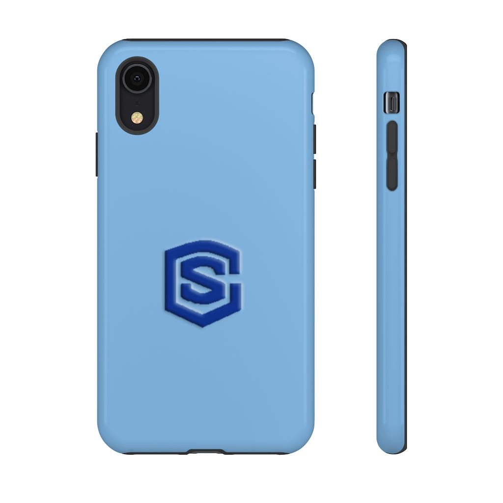 Blue Tough Cases Blue Logo