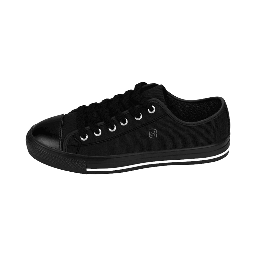 Black Men's Sneakers - black logo