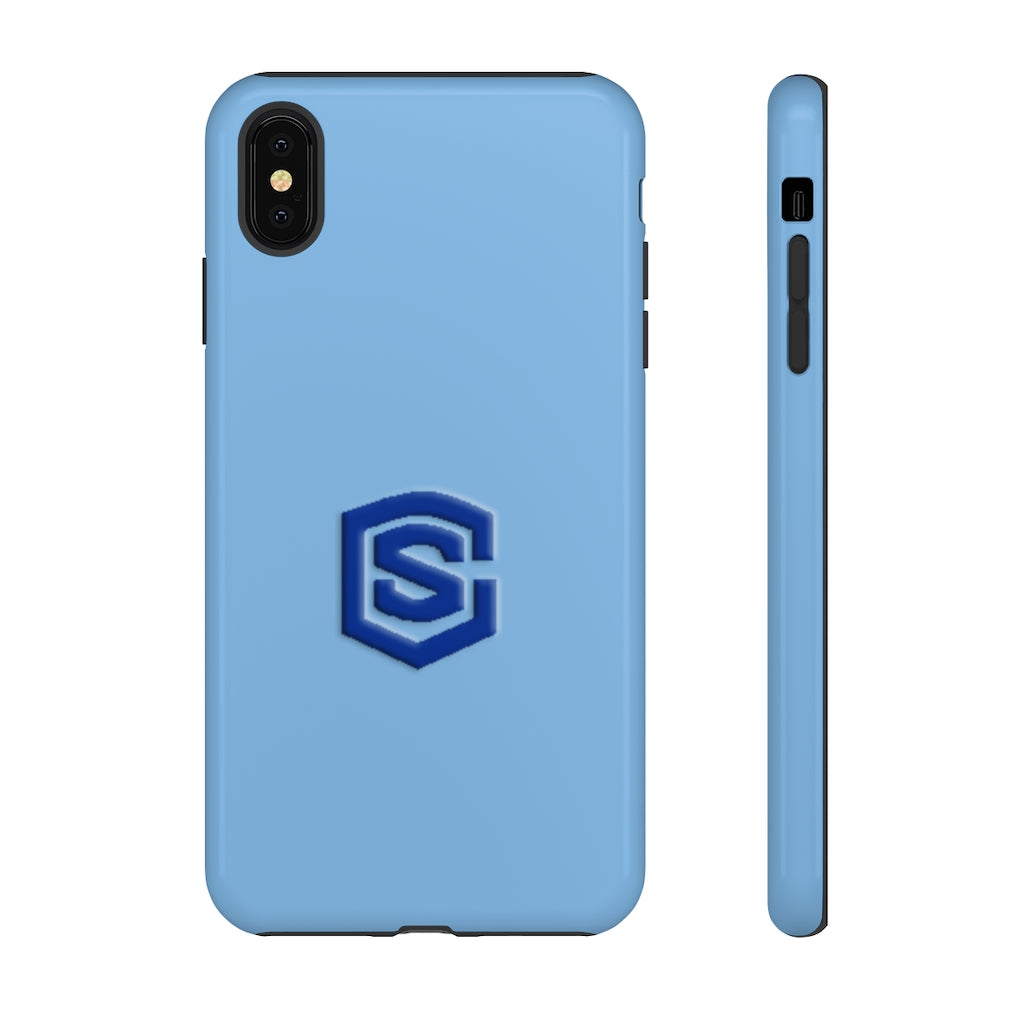 Blue Tough Cases Blue Logo