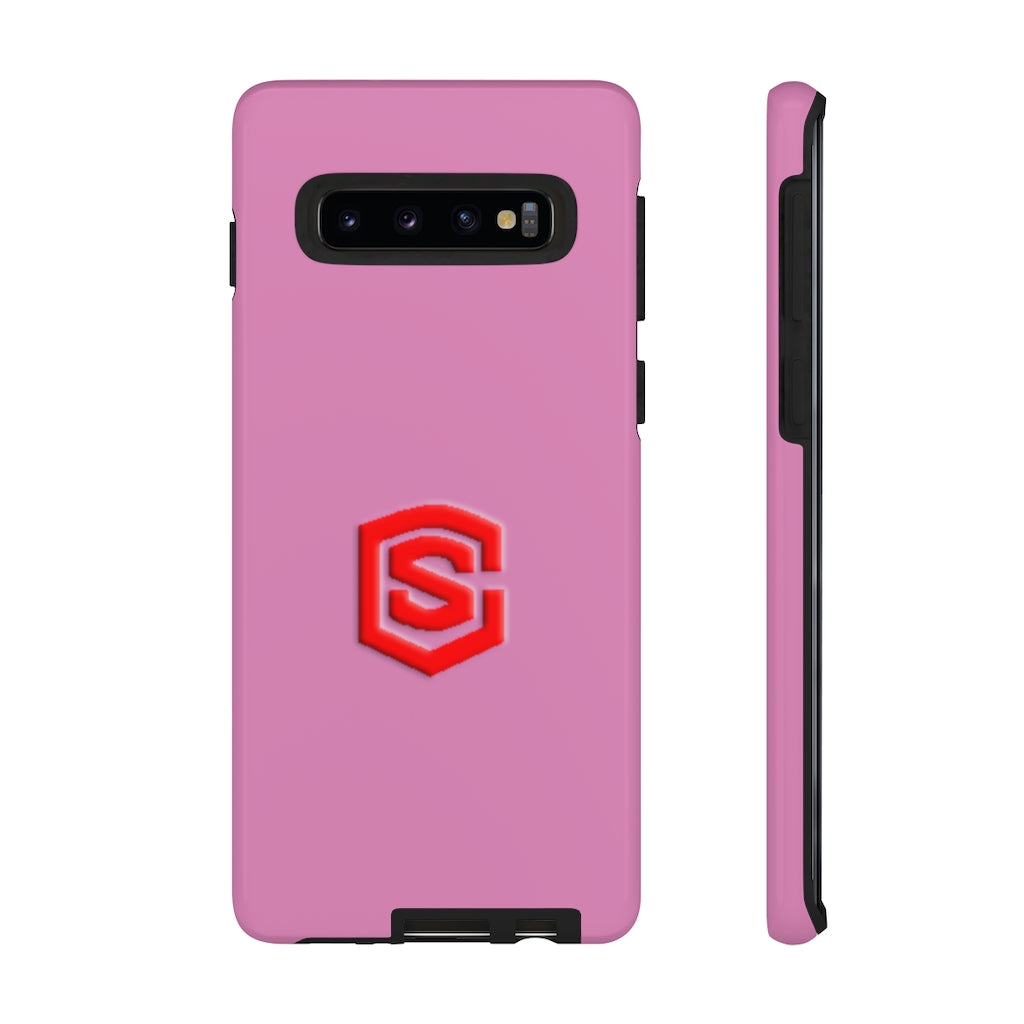Pink Tough Cases Red Logo