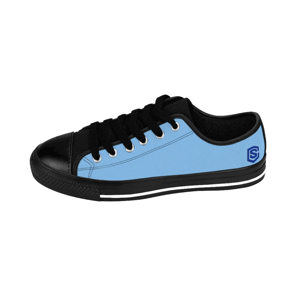 blue Women's Sneakers Blue logo