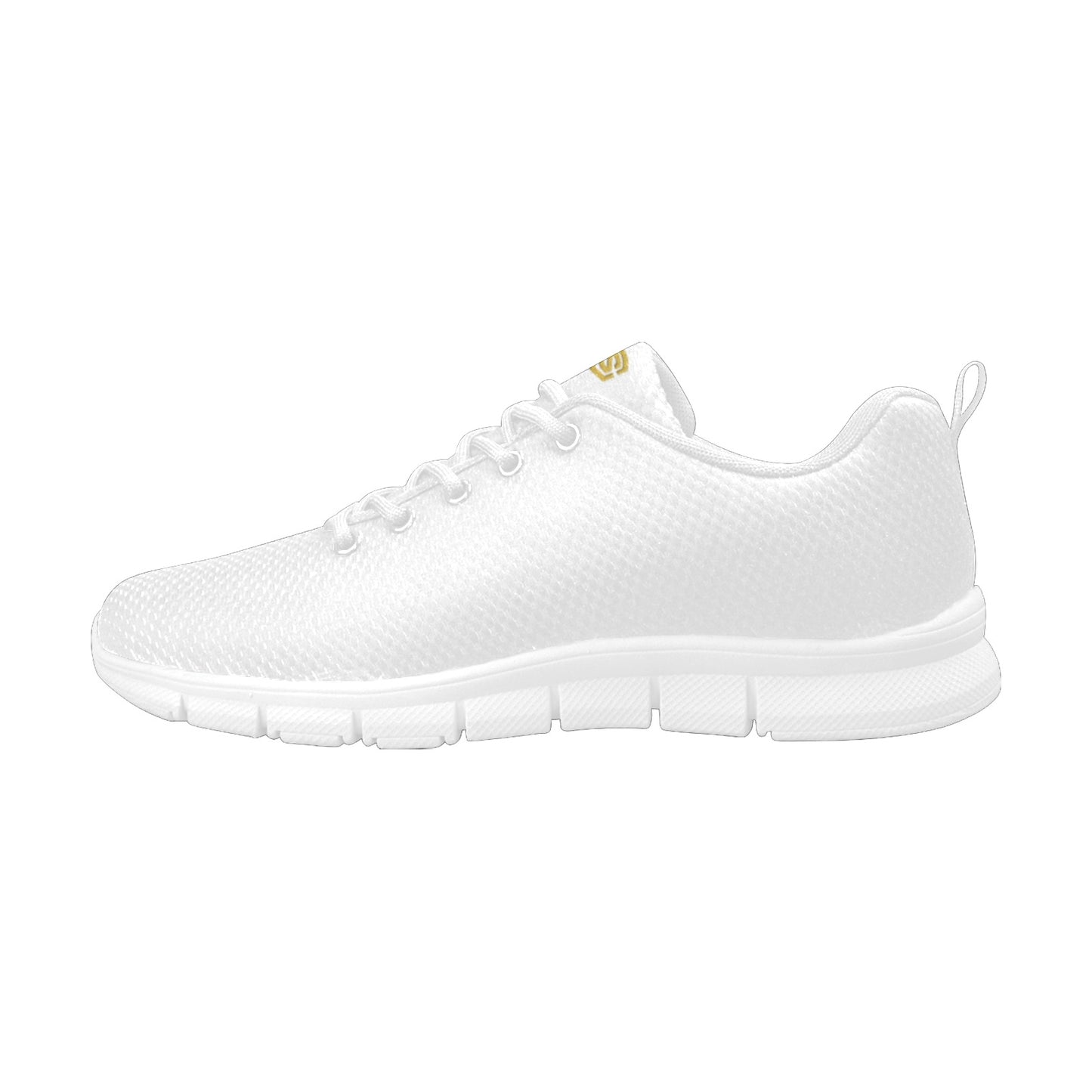 gold Logo Men's Breathable Running Shoes (Model 055)