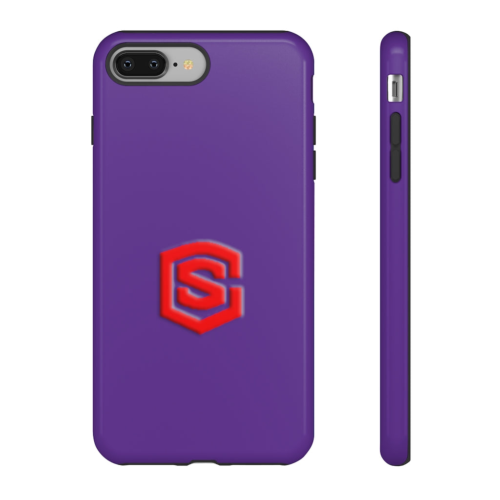 Purple Tough Cases Red Logo