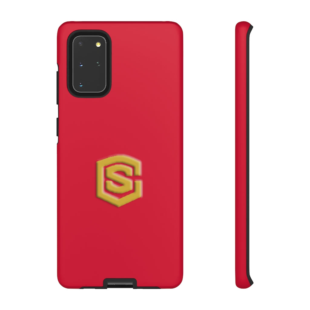 Red Tough Cases Gold Logo
