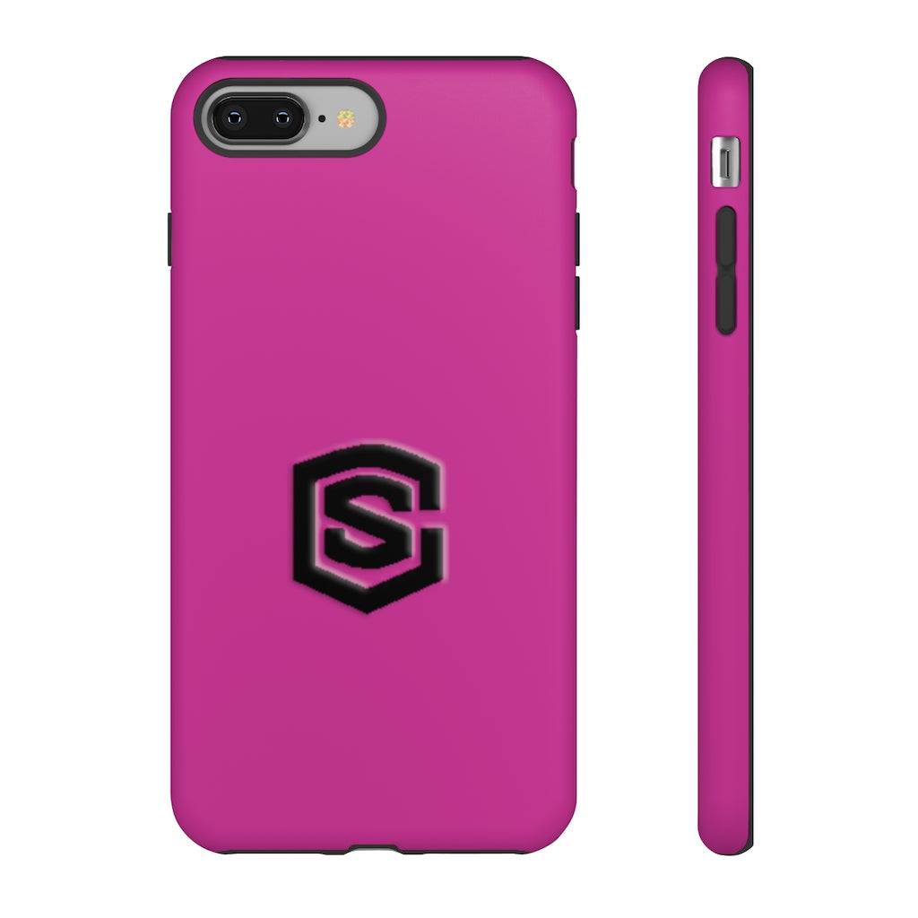Purple Tough Cases Black Logo