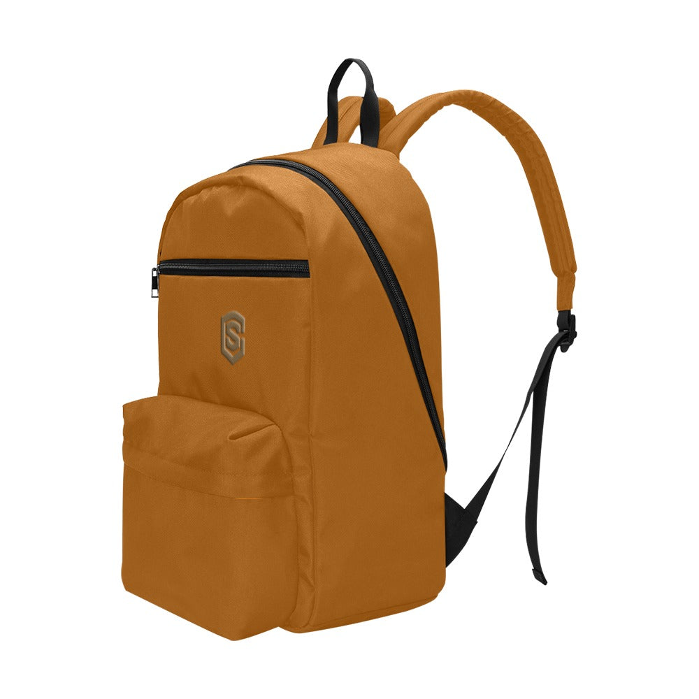 Brown Travel Backpack With Brown Logo Travel Backpack(Large Capacity)(Model 1691)