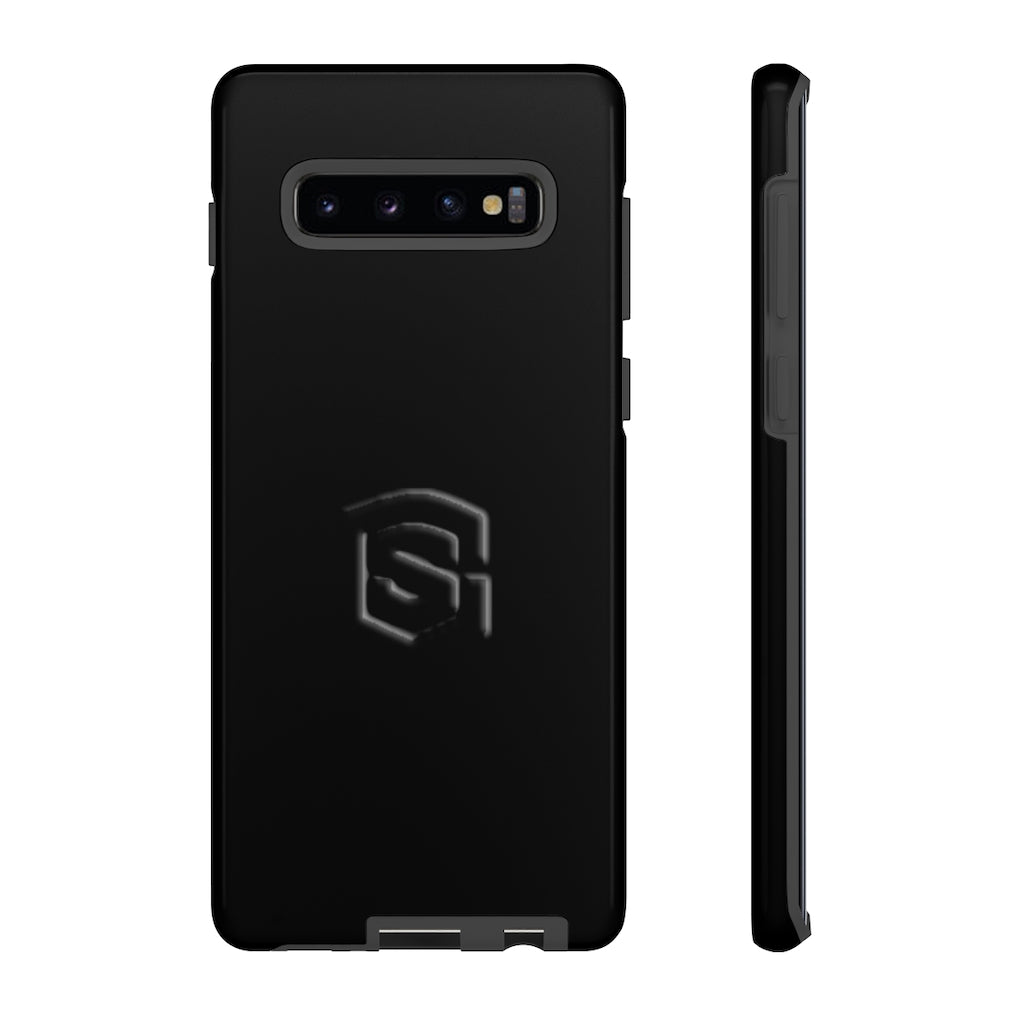 Black Tough Cases Black Logo