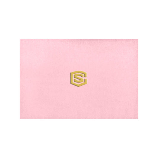 Pink Placemats 12" x 18" With Gold Logo Placemats 12" x 18" (Set of 2)