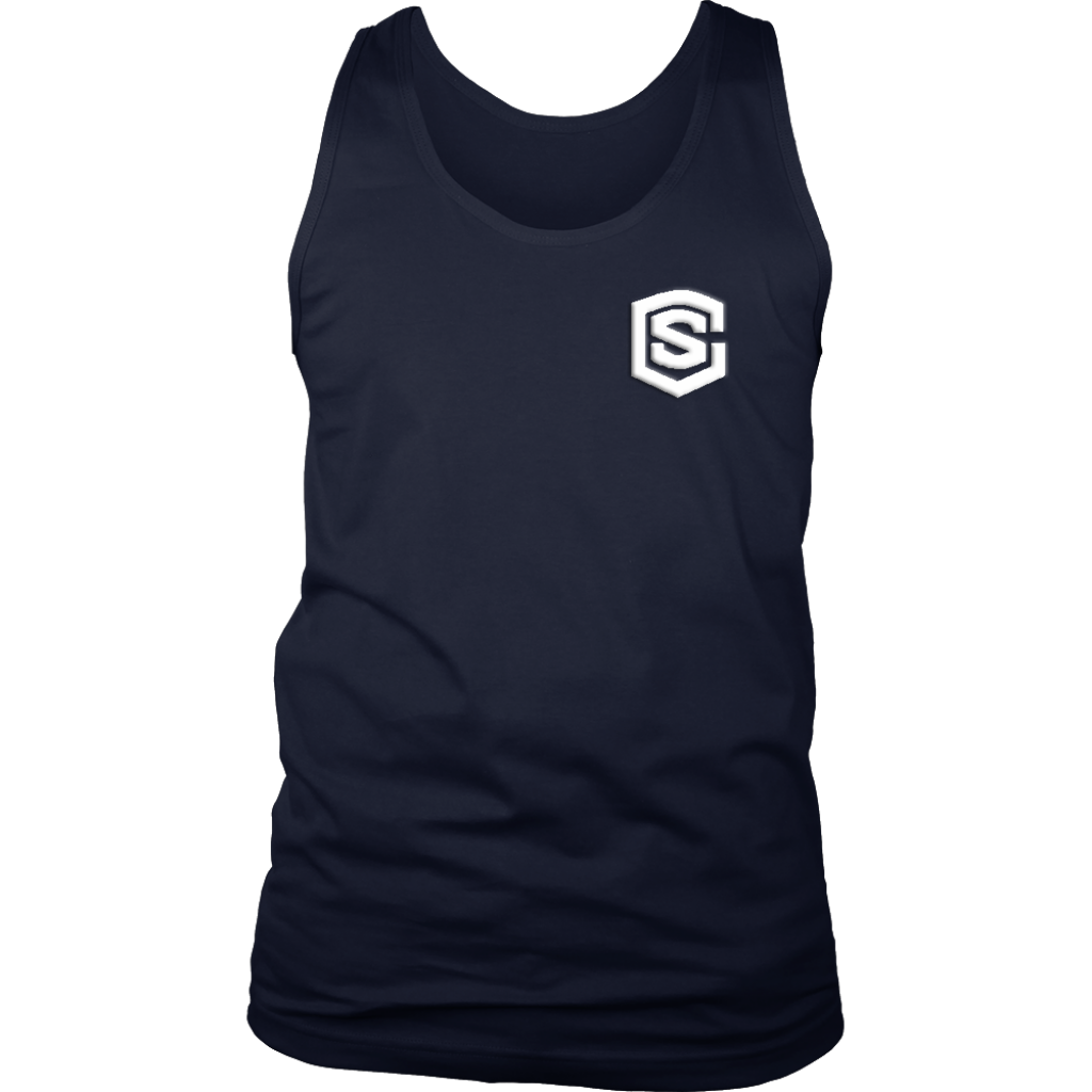 District Mens Tank WITH WHITE LOGO