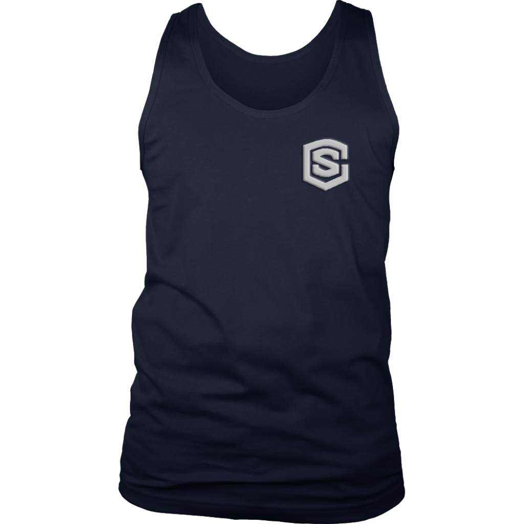 District Mens Tank WITH SILVER LOGO