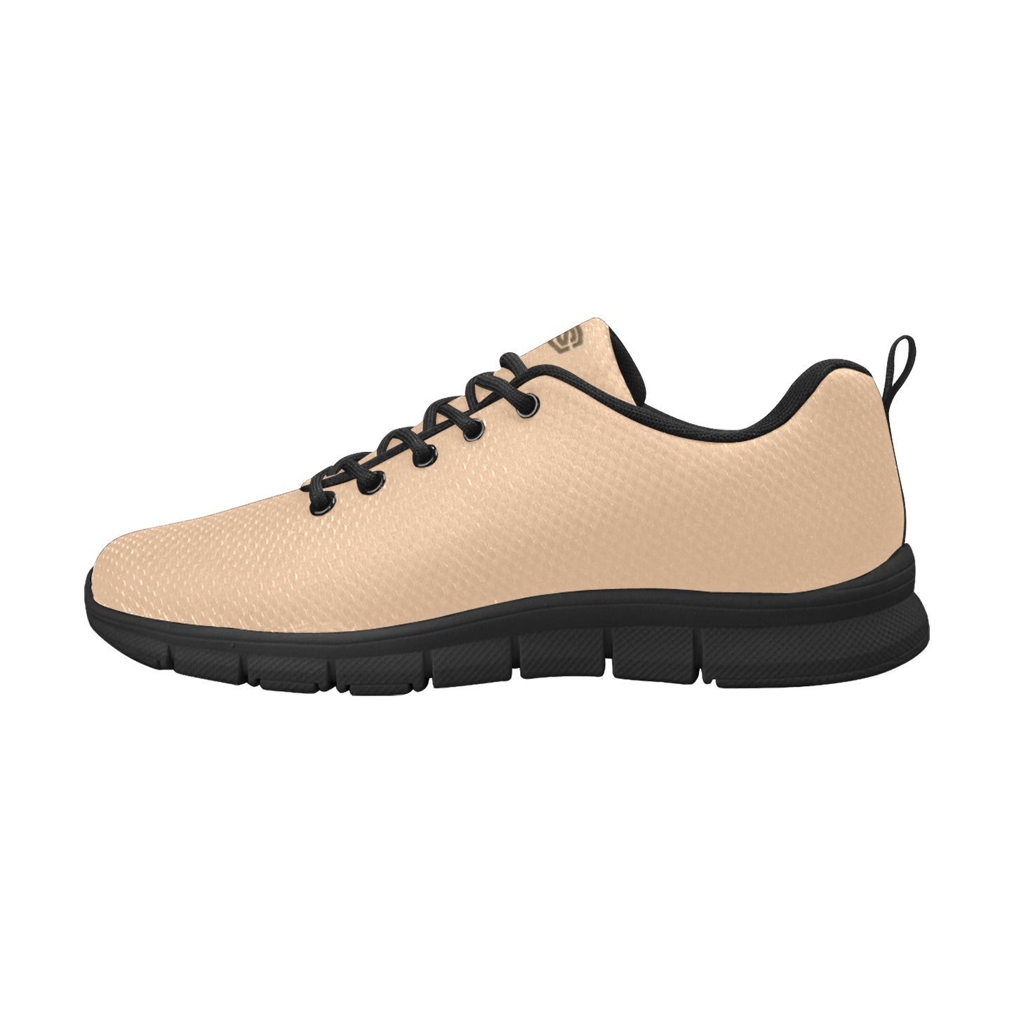brown Logo Men's Breathable Running Shoes (Model 055)