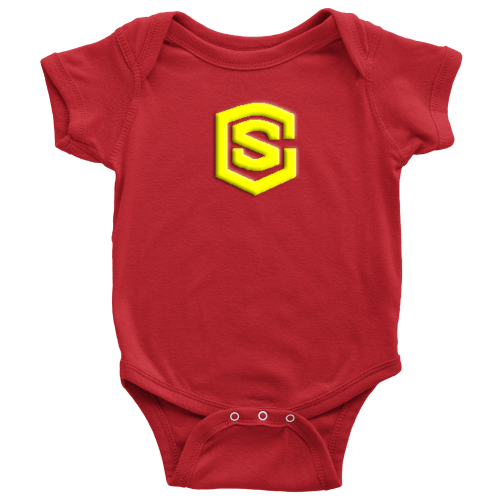 Baby Bodysuit WITH YELLOW LOGO