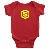 Baby Bodysuit WITH YELLOW LOGO