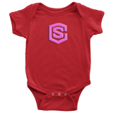 Baby Bodysuit WITH PINK LOGO