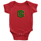 Baby Bodysuit WITH GREEN LOGO