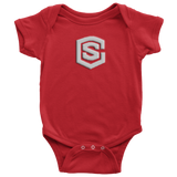 Baby Bodysuit WITH SILVER LOGO